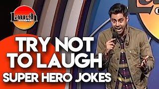 Try Not to Laugh | Superhero Jokes | Laugh Factory Stand Up Comedy