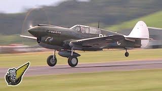 Female Fighter Pilot Flies Awesome P-40 Warhawk Display