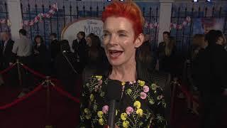 Mary Poppins Returns LA World Premiere - Itw Sandy Powell (official video)