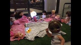 BABY ALIVE: Have a sleep over outside! Scary stories come real!?! Baby alive horror Film