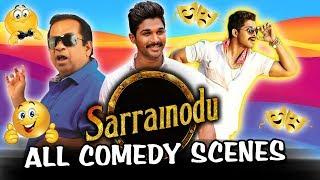 Sarrainodu All Back To Back Comedy Scenes Hindi Dubbed | Allu Arjun, Brahmanandam, Catherine Tresa