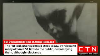 FBI Declassified Films of Aliens Released to Public - old Area 51 films - Breaking Historical News