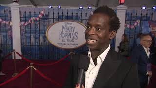 Mary Poppins Returns LA World Premiere - Itw Kobna Holdbrook Smith (official video)