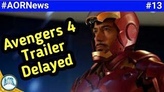 Avengers 4 trailer delayed,  
Marvel new SuperHero movie, killmonger origin comic book || AORNews13