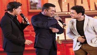 Shah Rukh KHAN, Salman KHAN & Aamir KHAN Together Historical Moment