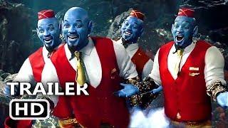 ALADDIN "Genie's Clones" Clip Trailer (NEW 2019) Will Smith, Disney Movie HD